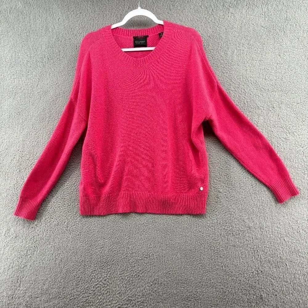 SCOTCH & SODA Wool Alpaca Blend Crewneck Sweater pink size small